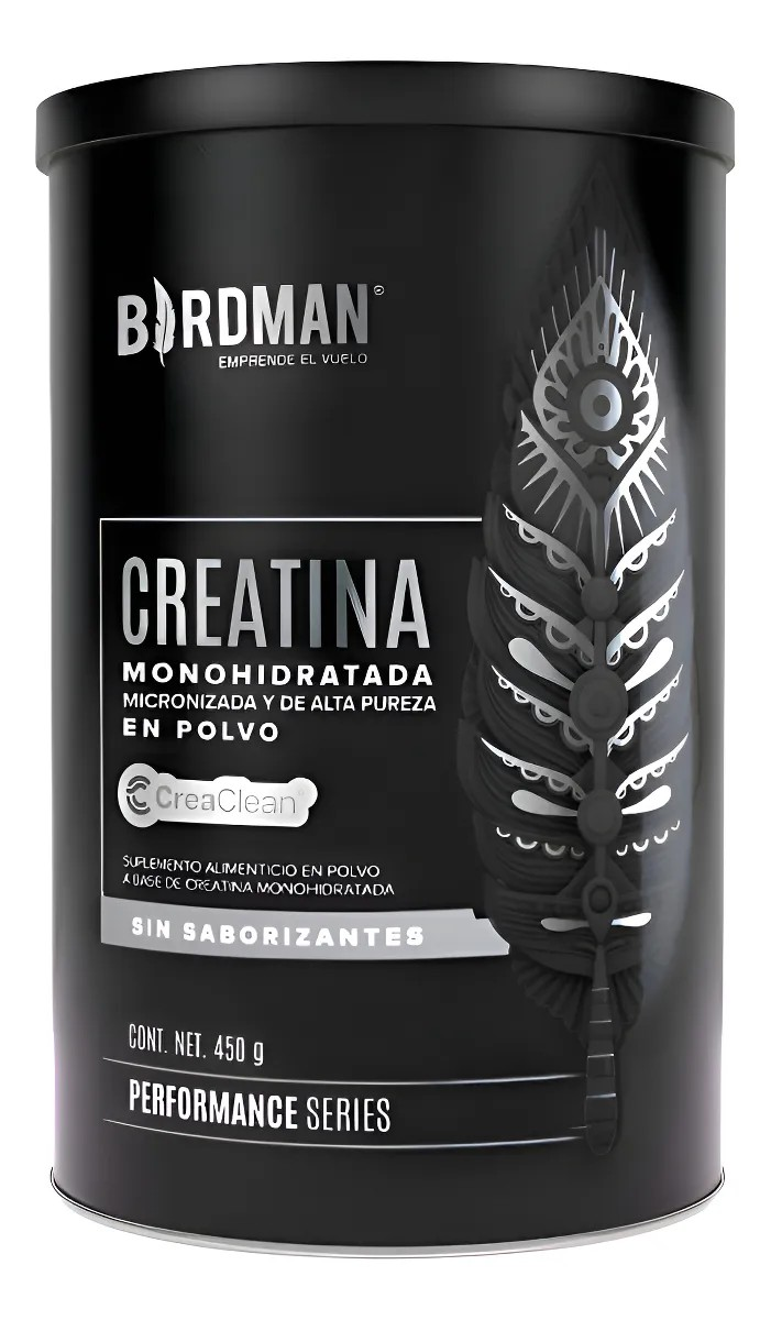 Birdman Creatina Monohidratada En Polvo de Alta Pureza Sabor Natural