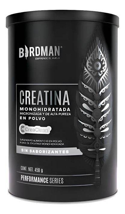 Birdman Creatina Monohidratada En Polvo de Alta Pureza Sabor Natural