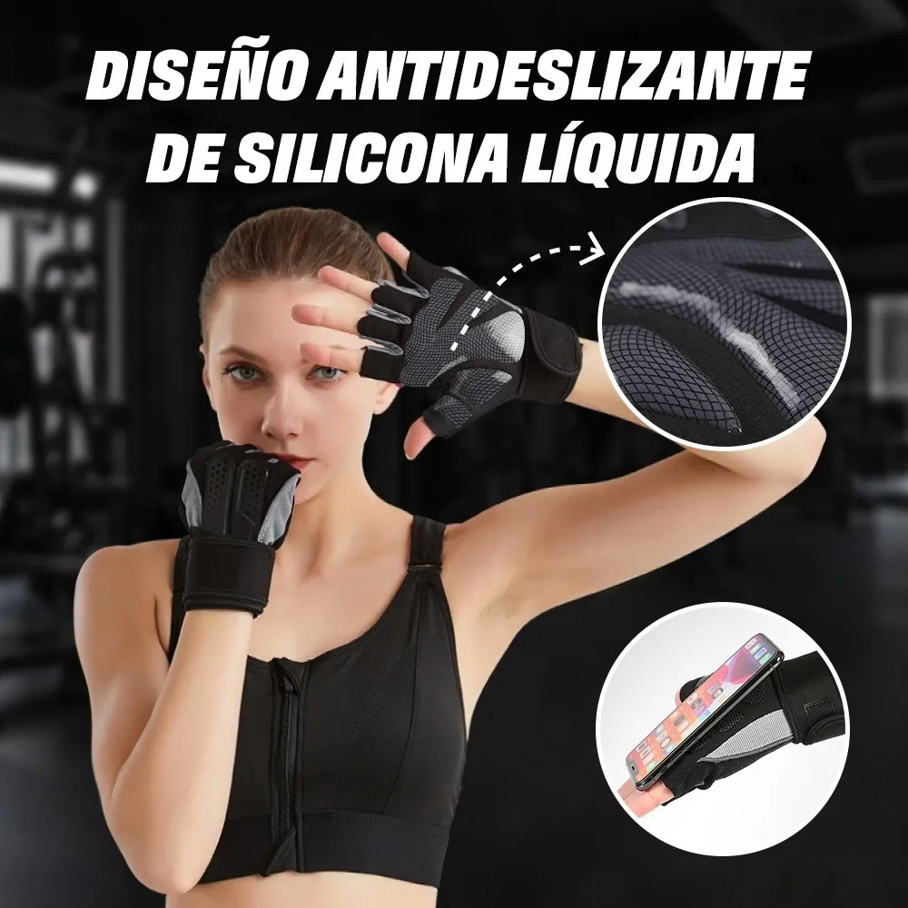 Guantes Para Gym & Crossfit - Unisex -levantamiento De Pesas