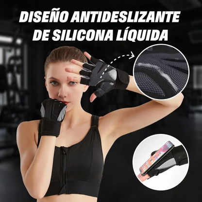 Guantes Para Gym & Crossfit - Unisex -levantamiento De Pesas
