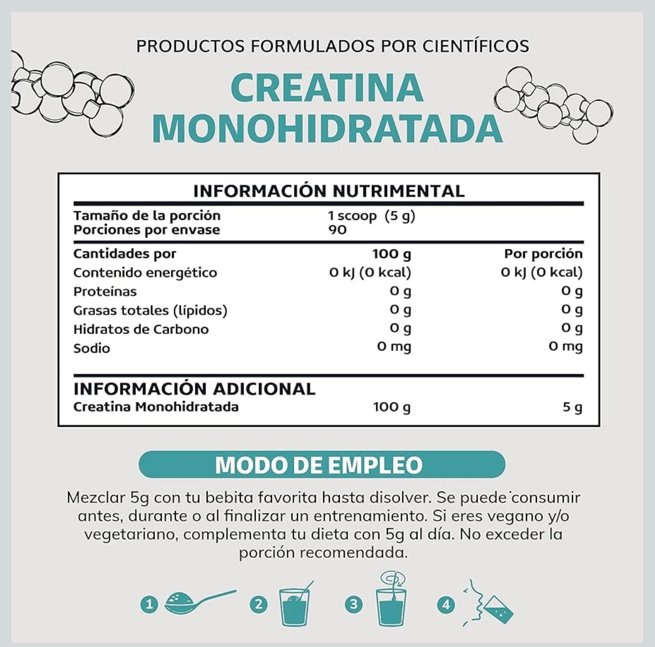 Creatina Monohidratada