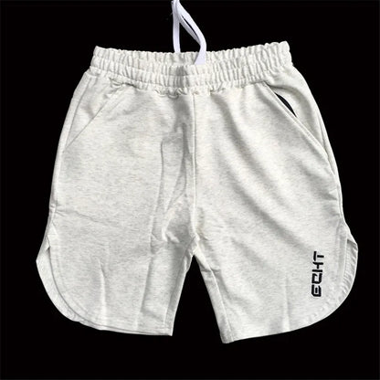 Men Gym Cotton Shorts Running Jogging Sport Gym Fitness Bodybuilding Bermuda Male Summer Crossfit Workout Training Short Pants