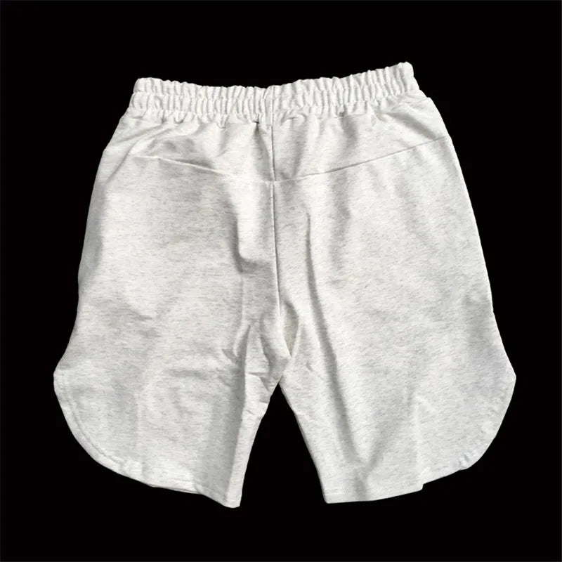 Men Gym Cotton Shorts Running Jogging Sport Gym Fitness Bodybuilding Bermuda Male Summer Crossfit Workout Training Short Pants