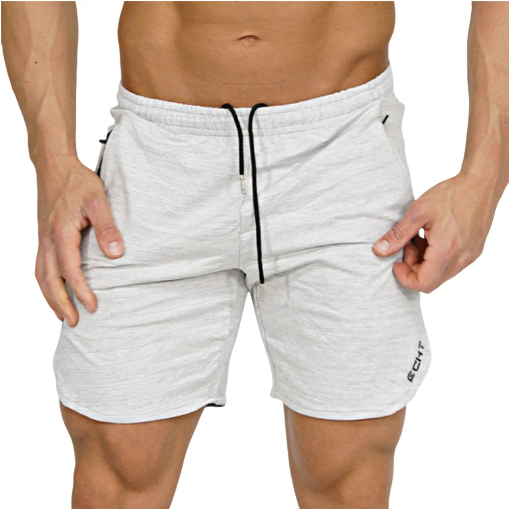 Men Gym Cotton Shorts Running Jogging Sport Gym Fitness Bodybuilding Bermuda Male Summer Crossfit Workout Training Short Pants