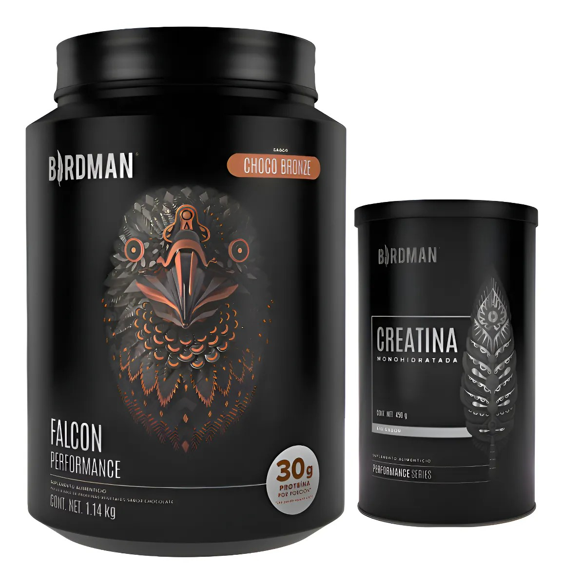 Birdman Creatina Monohidratada + Proteína Performance 1.14kg Sabor Chocolate