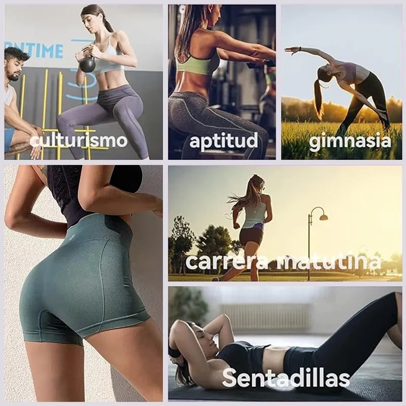 Shorts Deportivos Mujer Para Yoga Gym Dama Fitness Sexy