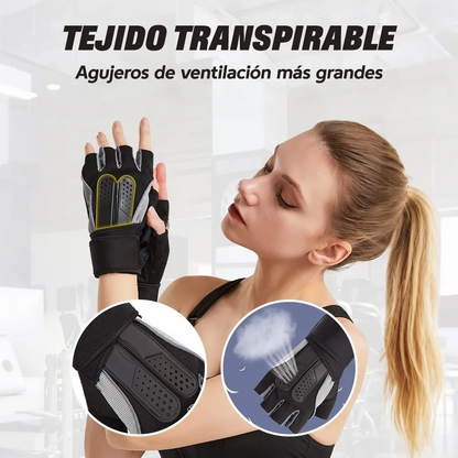 Guantes Para Gym & Crossfit - Unisex -levantamiento De Pesas