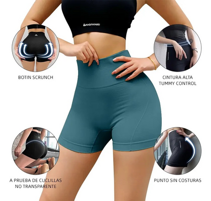 Shorts Deportivos Mujer Para Yoga Gym Dama Fitness Sexy