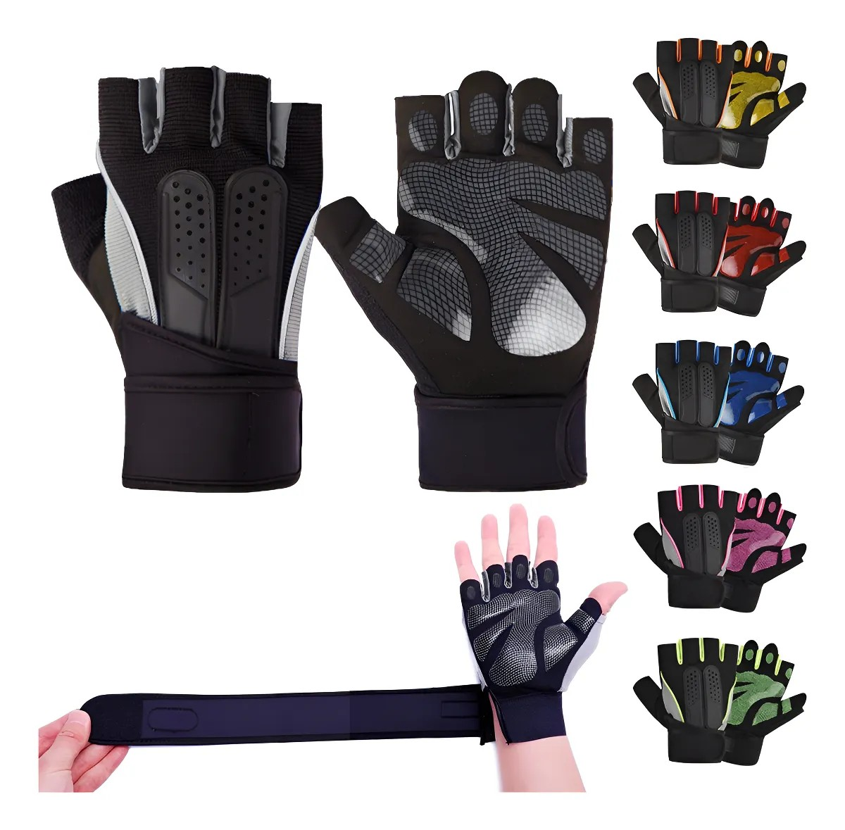Guantes Para Gym & Crossfit - Unisex -levantamiento De Pesas